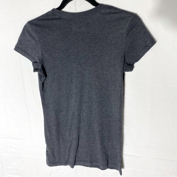 5/$25 Guess Jeans Grey Handmade Scoop Neck Short Sleeve T Shirt S - Picture 10 of 11